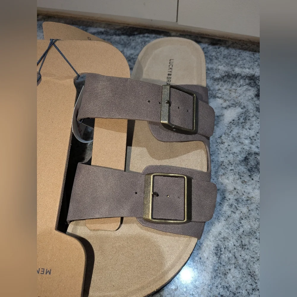 Lucky Brand Taupe Men's Sandals NWT Size 10